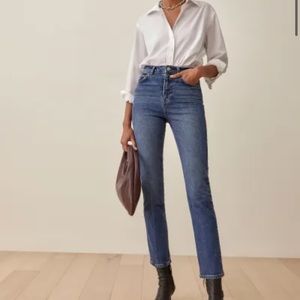 Reformation Liza High Rise Straight